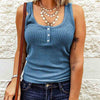 U Neck Sleeveless Tank Top (5 COLORS)