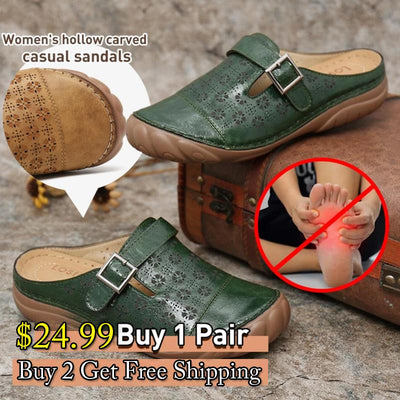 [Wow!! | Last Day 50% OFF] Women's Hollow Carved Casual Sandals