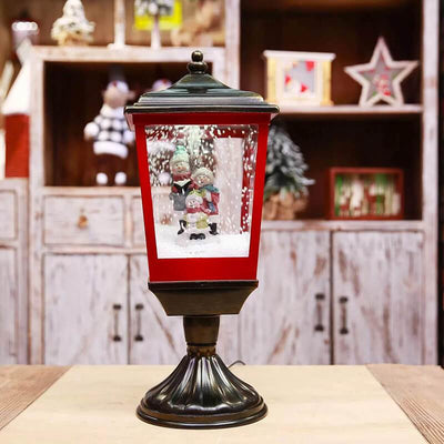 【 50% Off+Free Shipping】Electric snowing music street lamp Christmas decorations🎉