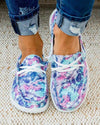 Tie Dye Slip On Sneakers