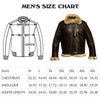 Aviator Bomber Jacket B3 Real Shearling Sheepskin Leather